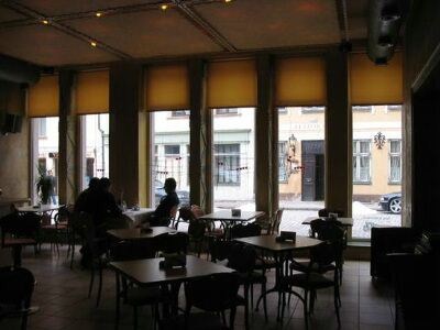 Riga sentrum har mange små hyggelige restauranter