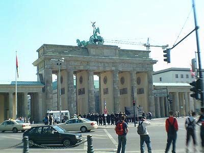 Brandenburger Tor -sett fra vestsiden