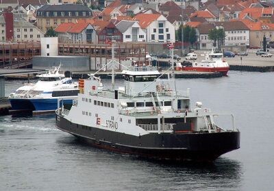 MF Strand på havna i Stavanger