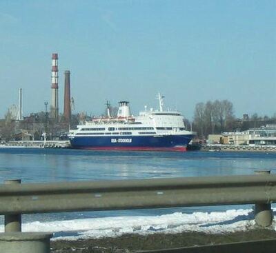 Baltic Kristina seiler mellom Riga i Latvia og Stockholm