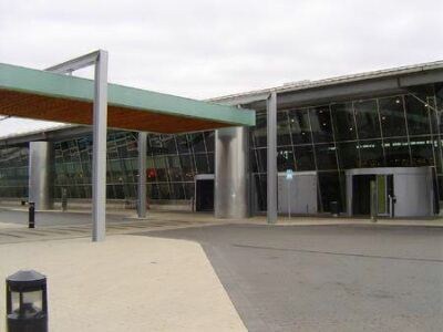 Innangen til Billund Lufthavns nye terminal