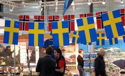 Svenska "flaggan" var synlig tilstede under Reiseliv 05