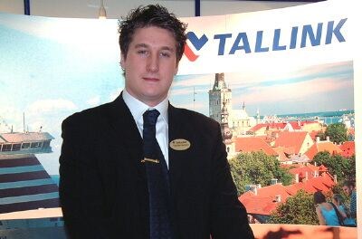 Fredrik Nilsson hos Tallink Sverige kunne glede seg over  økt etterspørsel i Norge
