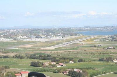 Stavanger Lufthavn sett fra syd