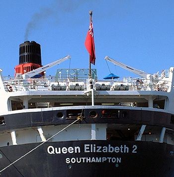 Cunards skip har Southampton som hjemmehavn