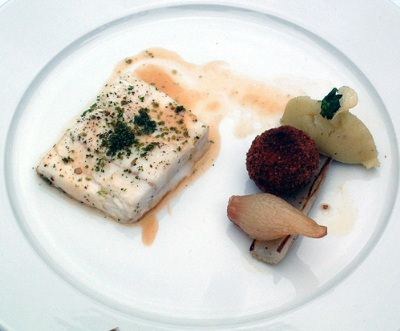 Kokk Kasper Nielsen fra Ruths Hotel i Skagen vant den internasjonale kokkekonkurransen "Flirting with seafood". Her et av hans  to vinnerbidrag