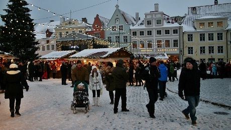 Julemarkedet er åpent helt til den 6. januar (den russisk -ortodokse juleaftenen)
