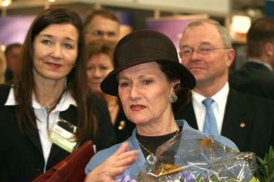 H.M. Dronning Sonja var også tilstede under årets åpning av reiselivsmessen.
