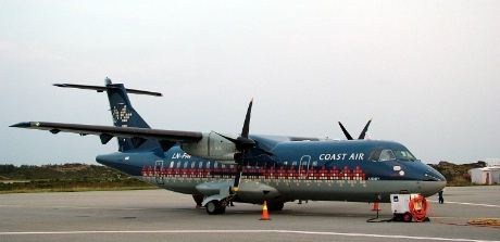 Flyet på første tur til København var LN-FAP "Andøy"