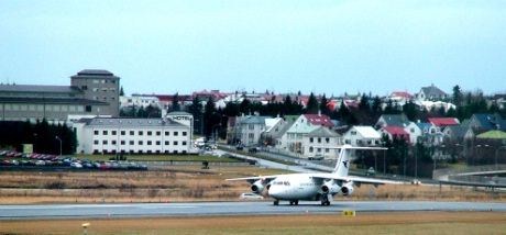 Atlantic Airways på Reykjavik "downtown" Airport. det færøyiske selskapet har flere ukentlige avganger mellom Torshavn og den islandske hovedstaden