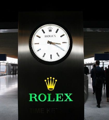 Rolex har allerede kjøpt seg reklameplass