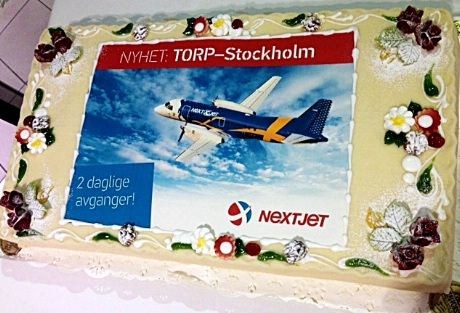 NextJet åpnet ruten mellom Torp Sandefjord og Stockholm