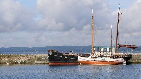 Ebeltoft var utskipningshavn for tømmereksporten fra Djursland
