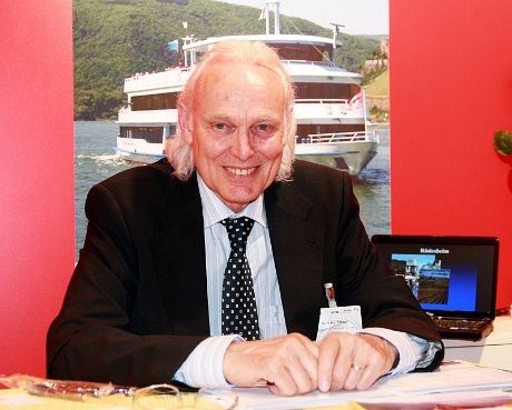 Kurt Hartmann fra Bingen presenterte familierederiet Binger-Rüdesheimer, som driver turisttrafikk på Rhinen - blant annet de populære Loreley-turene