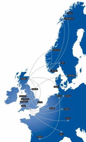 BMI Regionals rutenett strekker seg nå fra Toulouse og Milano i syd til Evenes og Tromsø i nord