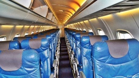 Embraer ERJ 145 har plass til 49 passasjerer i BMI Regionals versjon.