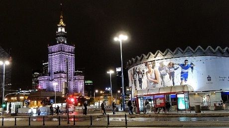Kulturpalasset i Warszawa – stadig et landemerke i den polske hovedstaden.  (Foto: Knut Noer jr.)  