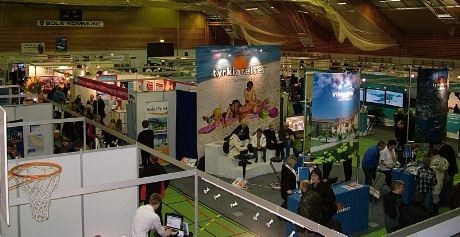 Tyrkiareiser`s stand var størst - og viste godt igjen i Åsenhallen.