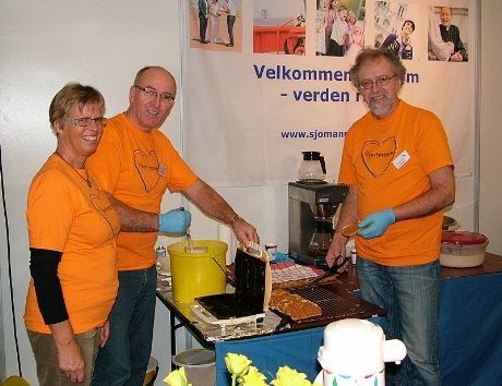 Vaffelgjengen hos Sjømannskirken