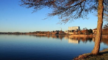 Søndersø. Viborg har to innsjøer - den nordlige og den sydlige, hvor hotellet ligger.