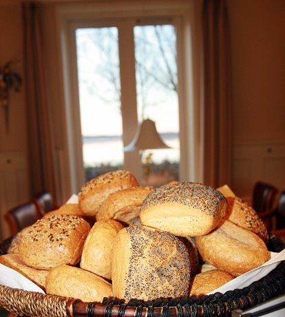 Danske morgenrundstykker - alltid ferske fra bakeren.