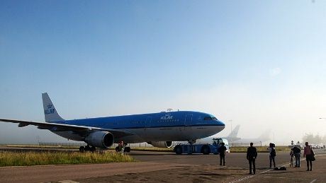 "Bio 2 Rio" -flyet en Boeing 777-200ER.  KLM hadde 15 fly av denne typen ved årskiftet 2011-2012. Selskapet har også seks fly av den noe større versjonen 777-300 ER