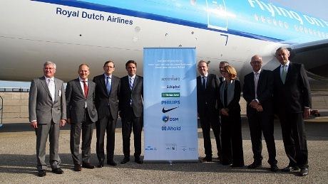 KLMs hovedsamarbeidspartnere i "Bio 2 Rio" prosjektet. Her var det representanter fra selskaper som Ahold, Heineken, Accenture, DSM, Philips, Nike og Schiphol Group, samt WWF.