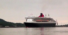Cruiseskipet Queen Mary 2`s andre besøk i Stavanger