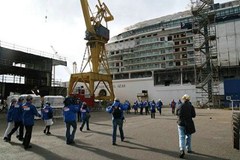 Cruiseskipet Independence of the Seas - innvendig arbeid