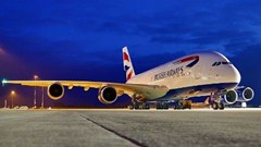 British Airways første A 380