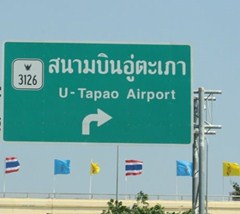 U-Tapao flyplassen i Thailand